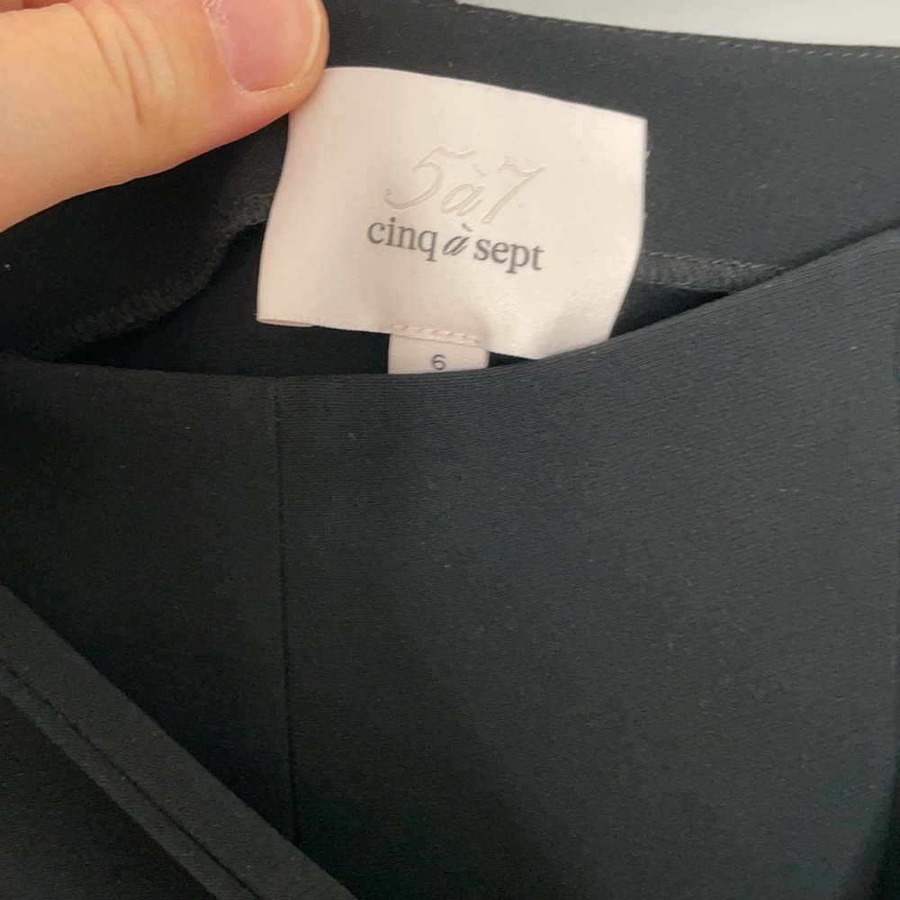 Cinq a sept black pants NWOT tie front - Picture 4 of 7